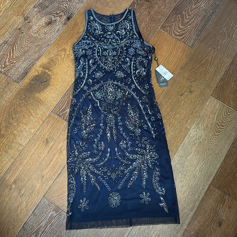 Adrianna Papell size 4 beaded dress